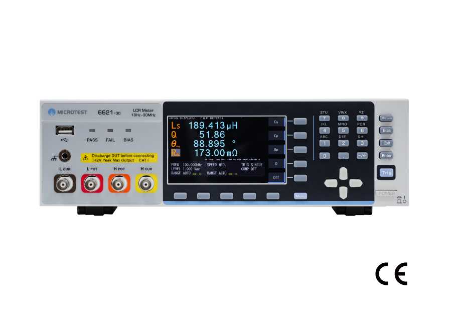 LCR測試儀 6621系列|1/3/5/10/20/30Hz