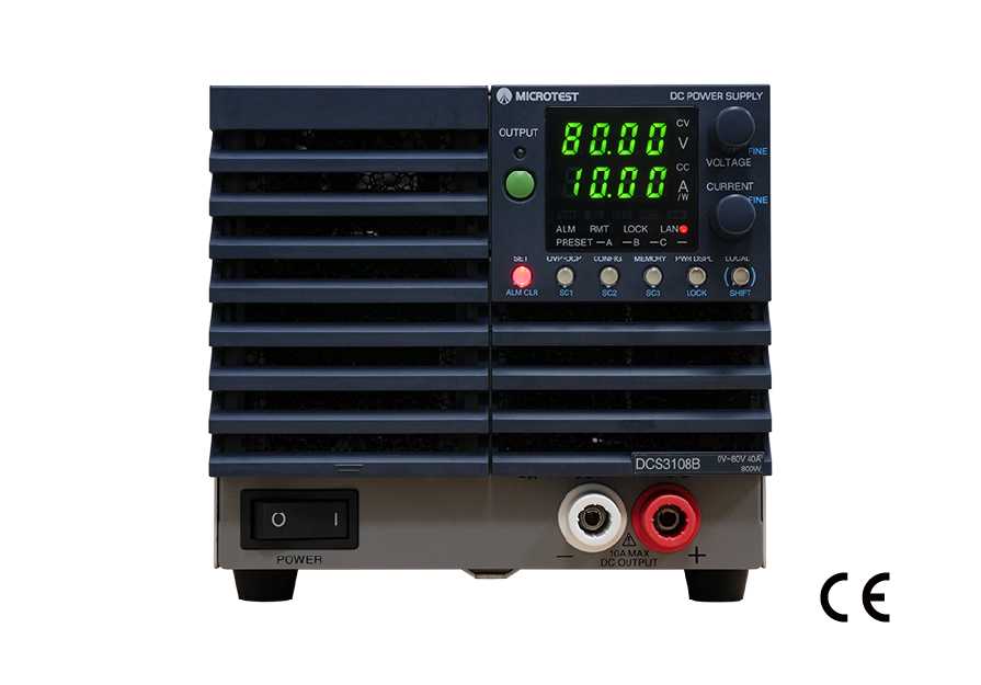 DCS-3100 Series Wide-Range DC Power Supply | 800W